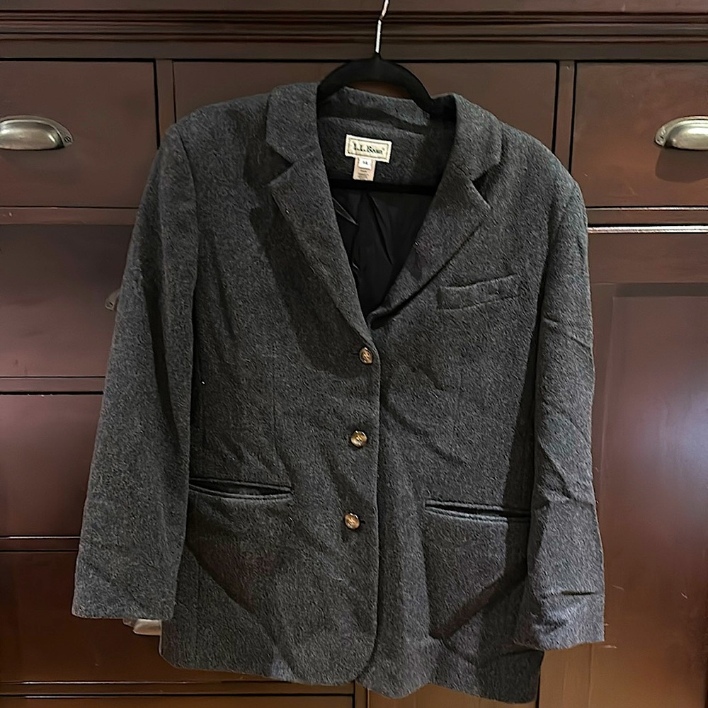 L.L.Bean Wool and cashmere blazer